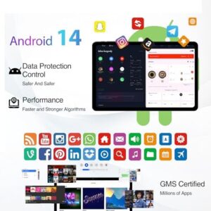 DOOGEE T30S Android 14 Tablet with keyboard, mouse, stylus pen, and case