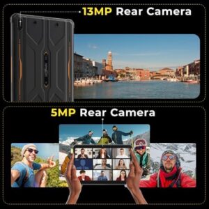 HOTWAV R8 Rugged Tablet with 10.1 inch HD+ Display, IP68 Waterproof, and Android 14