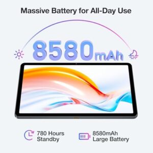 DOOGEE 11 Inch Tablet with 2.4K Display and Android 14 – Metal Body, GPS, 9GB RAM, 128GB Storage