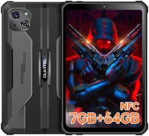 OUKITEL RT3 Rugged Android 13 Tablet – 8-inch waterproof tablet with 7GB RAM, 64GB storage, 5150mAh battery, and IP68/IP69K durability  