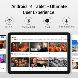 10.1" Android Tablet with Octa-core Processor, 8GB RAM, and HD Display