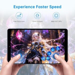 2025 8.7-inch Android 14 Tablet with 16MP Camera, Octa-core Processor, and 12GB RAM