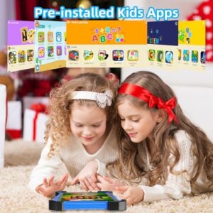 Kids Tablet 7 inch with protective case, octa-core, and parental control, perfect for toddlers.