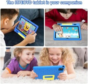 Android 13 Kids Tablet for Children with 10.1-inch IPS Display, Parental Controls, and Long Battery Life
