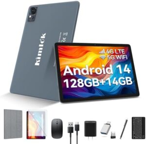 Tablet 10 inch Android 14 Tablet 2025 with Octa-Core Processor, Full HD Display, and 5G WiFi