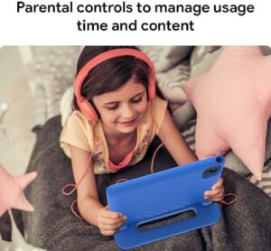 10" Kids Tablet with Android 13, WiFi 6, and expandable storage for kids