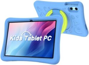 Kids Tablet 10.1 inch Android 14 with Parental Control and Learning Software