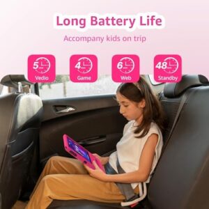ApoloSign Kids Tablet 10 Inch with Android 13 and Shockproof Case for Kids