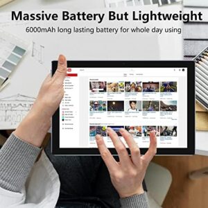 2 in 1 Tablet with Keyboard, Android 11, 10-inch touchscreen, stylus, mouse, case