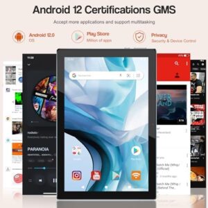 YQSAVIOR 2 in 1 Tablet with Keyboard, 10-inch IPS screen, and Android 12