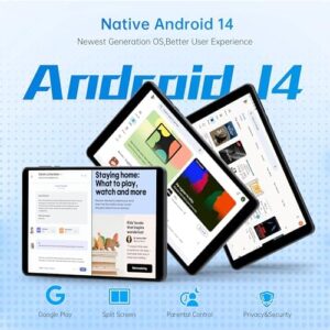 HAOVM M8 Android 14 Tablet - 8 inch, 8 core CPU, 12GB RAM, and HD IPS Display