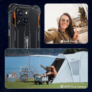OUKITEL WP32 Rugged Phone with 6300mAh battery, 12GB RAM, and 128GB storage
