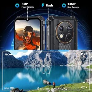 OUKITEL WP28S Rugged Smartphone with 10600mAh battery and waterproof design