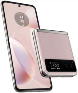 Motorola Razr 2023 Cherry Blossom Color, 32MP Camera, Flip Phone