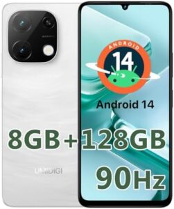 UMIDIGI G9T Android 14 smartphone with 6.75" display and 5000mAh battery