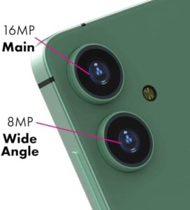 NUU N20 Basic Cell Phone - Green, Unlocked Android with 6.6" HD+ Display, Perfect for Teenagers