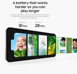 Samsung Galaxy S24 FE AI Phone in Graphite – 128GB Storage, 50MP Camera, Brighter Display, Long Battery Life