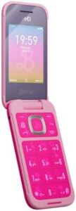 HMD Barbie Flip Phone in Power Pink with KaiOS, Unlocked for All Carriers