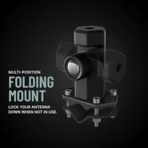 weBoost Drive Reach Overland cell phone signal booster mounted on an off-road vehicle, enhancing 5G and 4G LTE signals in remote areas.  