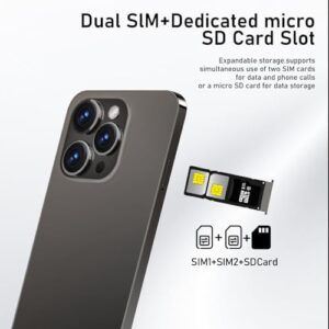 A14ProMax Unlocked 5G Smartphone with Snapdragon 8 Gen 2, 6.8” HD Screen, and Dual SIM Support  