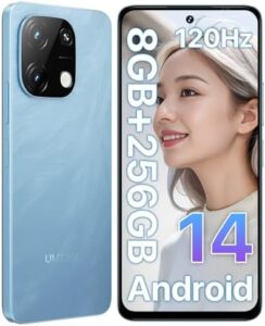 UMIDIGI Note 100A Unlocked Phone with 6.8" HD+ Display and AI Face Unlock