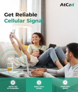 Cell Phone Booster for Home with Smart LCD Display and FCC Approval  