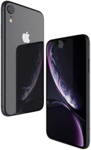 Apple iPhone XR, Fully Unlocked, 64 GB - Black (Renewed) - Premium Smartphone