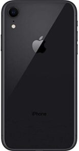 Apple iPhone XR, Fully Unlocked, 64 GB - Black (Renewed) - Premium Smartphone