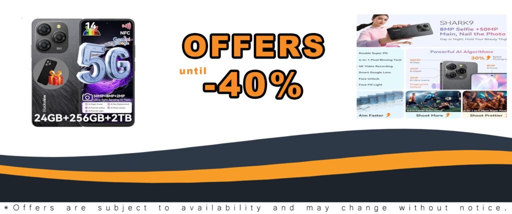 Blackview Shark 9 5G Phone with 50MP Camera and 24GB RAM