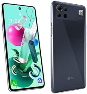 LG K92 5G smartphone with 6.7" display and 64MP camera in Titan Gray