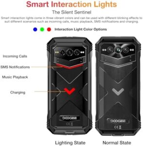 DOOGEE V Max Pro 5G Rugged Smartphone with a 22000mAh battery and IP68 waterproofing