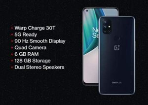 OnePlus Nord N10 (5G) Black Smartphone with 64MP Quad Camera and 90Hz Display