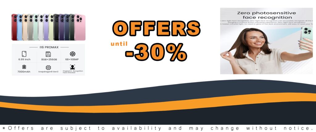 MMY I16 ProMAX Unlocked Cell Phone with 6.99" HD Screen and 7000mAh Battery