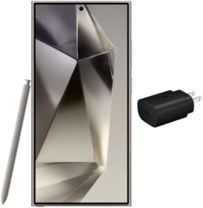Samsung Galaxy S24 Ultra Titanium Gray with 200MP camera and S Pen