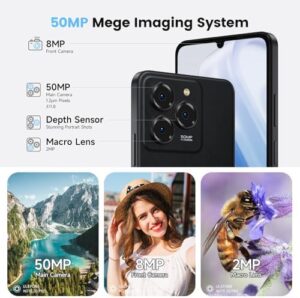 Ulefone Note 20 Pro Unlocked Cell Phone with 6.75” HD+ Screen and 50MP Camera