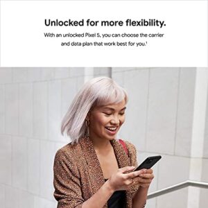 Google Pixel 5 5G US Version 128GB Renewed in Just Black
