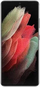 Samsung Galaxy S21 Ultra 5G smartphone with pro-grade camera and 8K video in Phantom Black