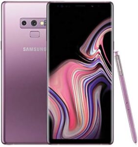 Samsung Galaxy Note 9, 128GB, Lavender Purple - AT&T (Renewed) smartphone with large display and camera