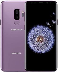 Samsung Galaxy S9+ Plus Lilac Purple, 6.2” Display, Water Resistance, GSM Unlocked