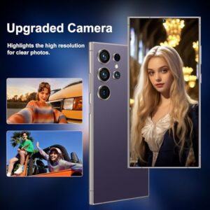I24 Ultra Phone, showcasing its 48+108MP camera, 6.8" HD screen, and built-in pen for enhanced productivity.