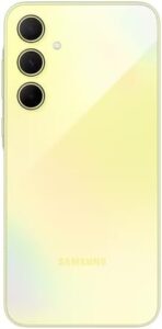 Samsung Galaxy A35 5G with 128GB storage, 8GB RAM, 120Hz display, and 50MP triple camera