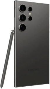 SAMSUNG Galaxy S24 Ultra 5G Smartphone in Titanium Black with Dual SIM and 1TB Storage