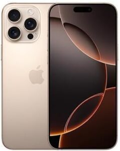 Apple iPhone 16 Pro Max 256GB Desert Titanium Unlocked Renewed