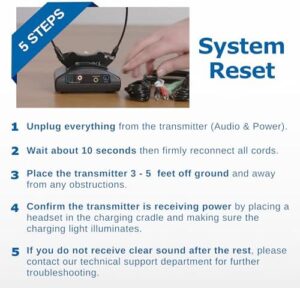 TV · EARS 5.0 Dual Digital Wireless Headset System for TV Watching, Includes 2 Headsets & RF Transmitter
