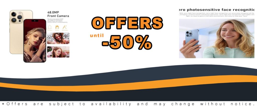 MMY I14 Pro MAX Unlocked Cell Phone in Natural Titanium with a 6.82" HD screen and fingerprint lock