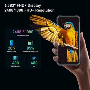 Blackview Phone BV7100 with 13000mAh battery, 33W fast charging, and IP69K waterproof feature