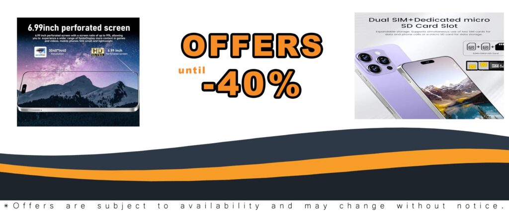 I16 PROMAX Unlocked Phone, 6.99-inch HD AMOLED screen, 7000mAh battery, Android 13, 5G, purple
