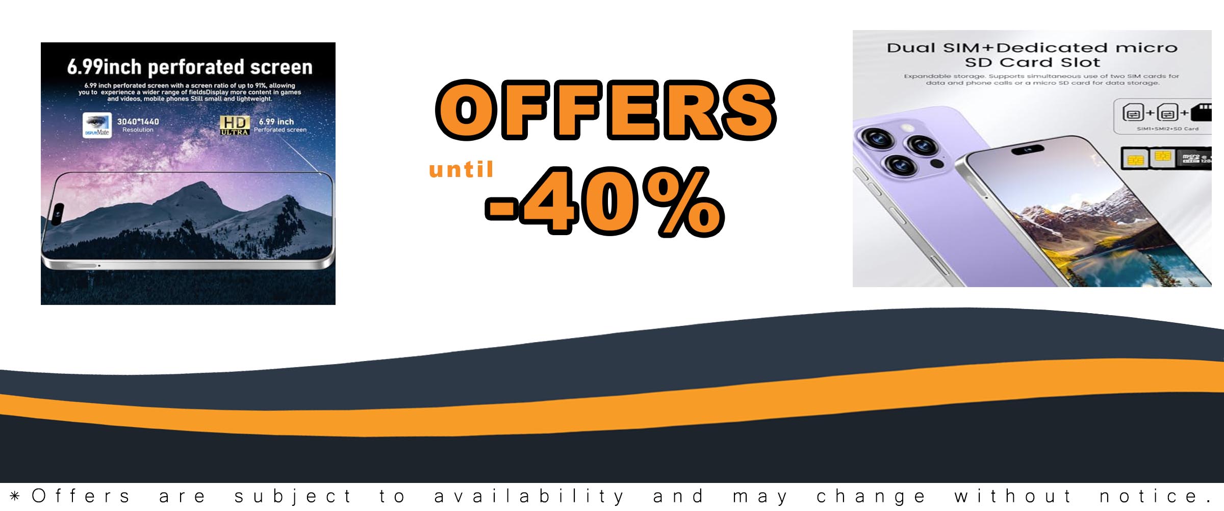 I16 PROMAX Unlocked Phone, 6.99-inch HD AMOLED screen, 7000mAh battery, Android 13, 5G, purple  