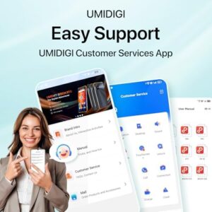UMIDIGI G9C Android 14 Unlocked Cellphone with 50MP Camera and 12GB RAM in White