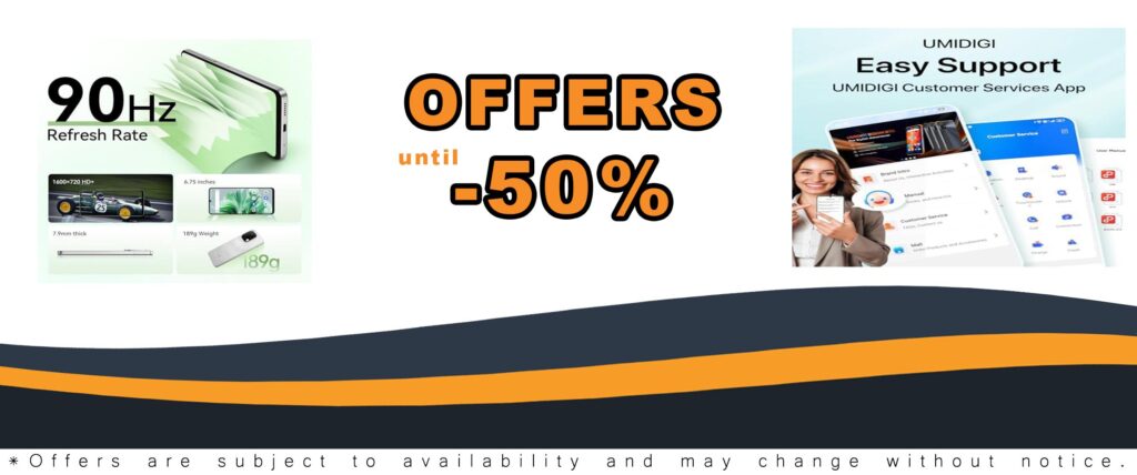 UMIDIGI G9C Android 14 Unlocked Cellphone with 50MP Camera and 12GB RAM in White